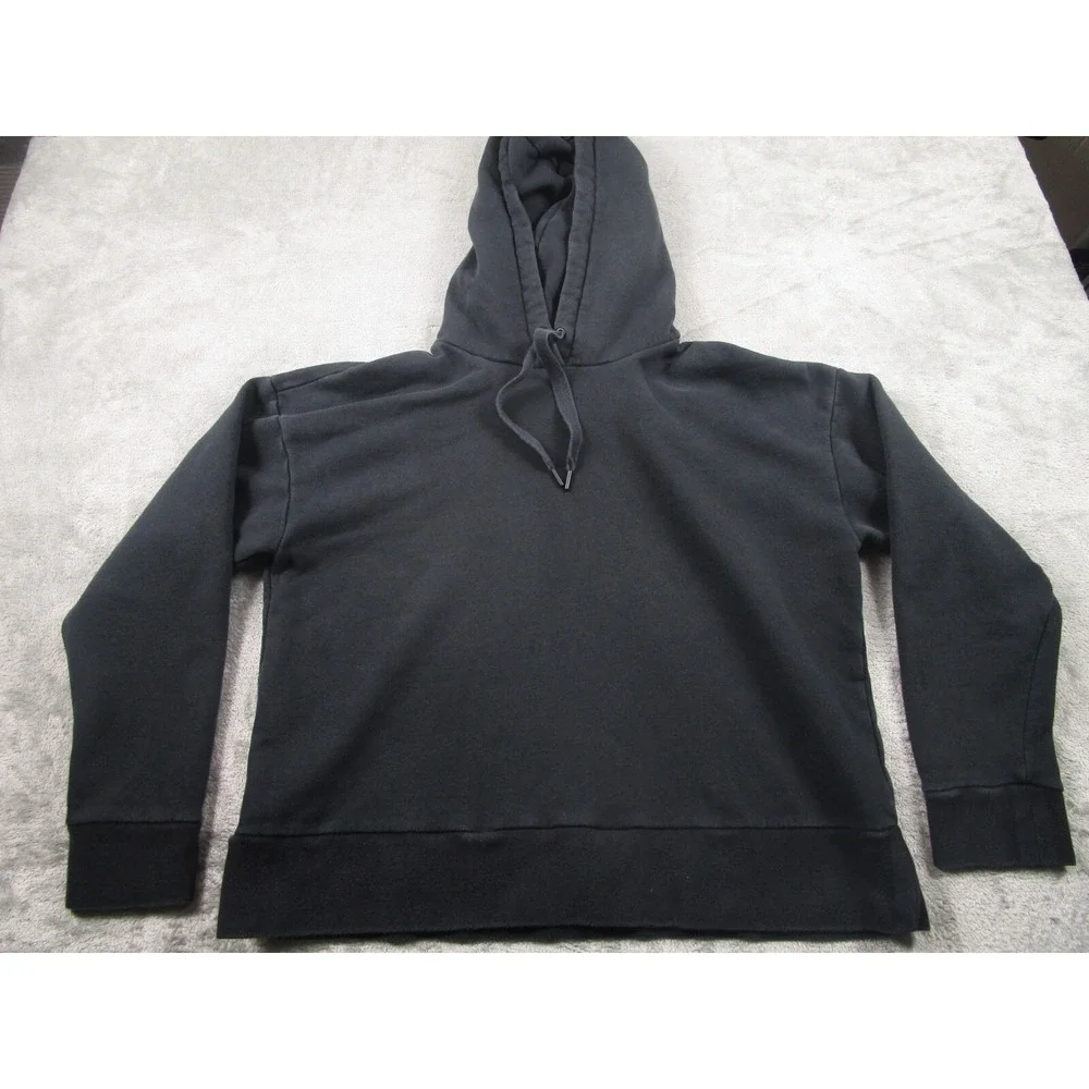 Banana Republic Sweater Womens Medium Black Hoodie Pullover Preppy Casual‎